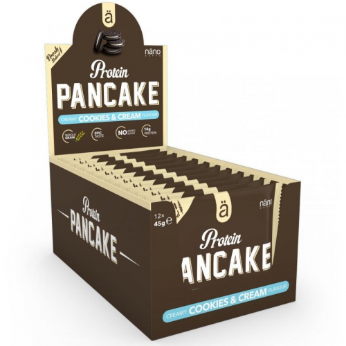 ä Protein Pancake, Box - 12 x 45g - neu! Cookies & Cream