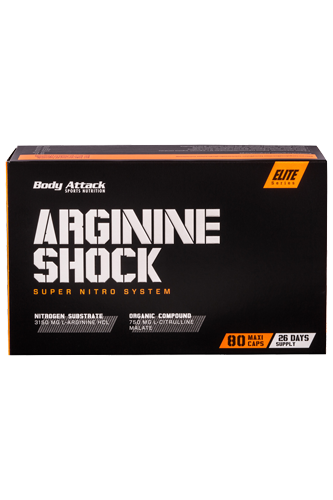 Body Attack Arginine Shock Blister - 80 Caps