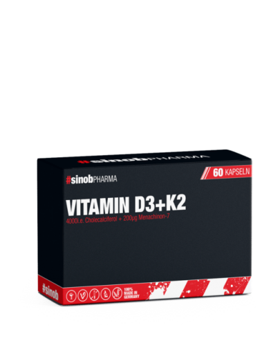 BlackLine- Vitamin D3+K2- 60 Kapseln