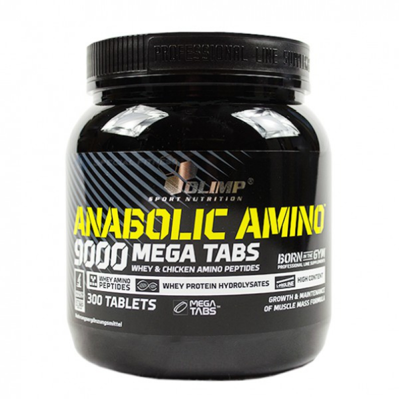 Olimp AMINO 9000 Mega Tabs, 300 Tabletten