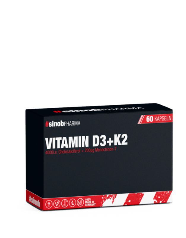 BlackLine- Vitamin D3+K2- 60 Kapseln